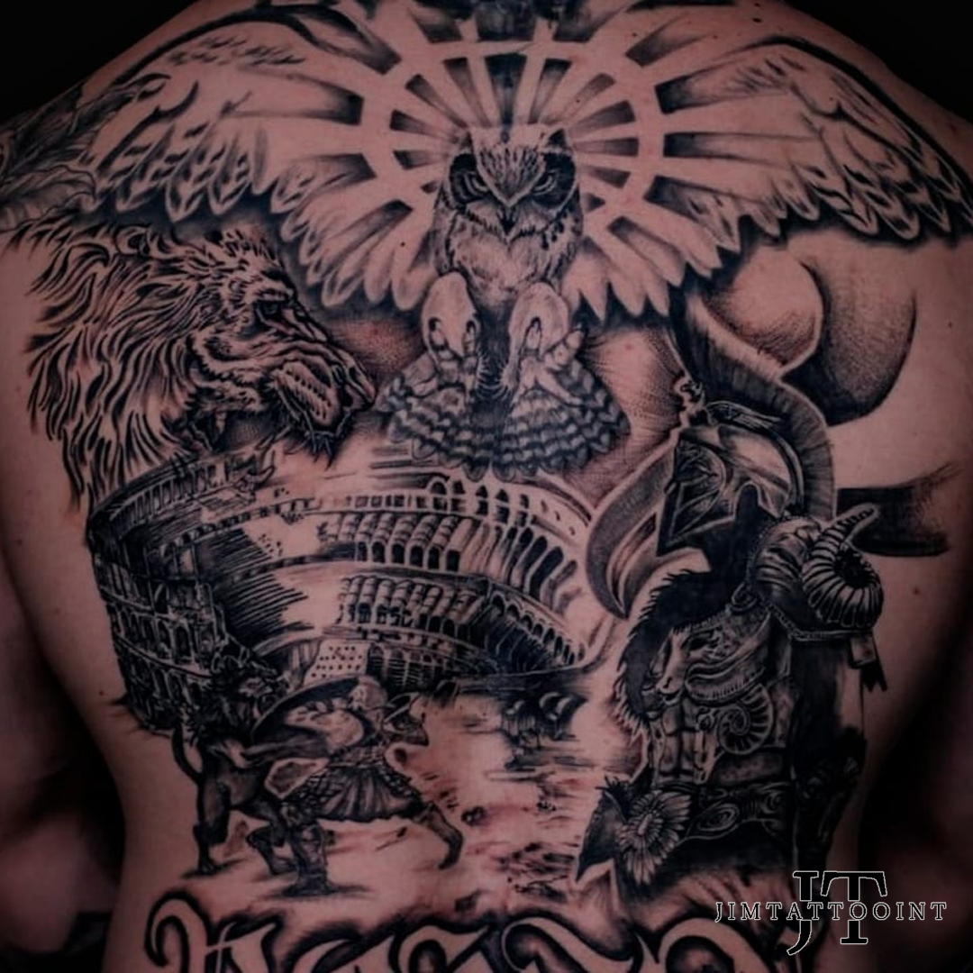 Tatuaje Blackwork Barcelona - blackwork realismo