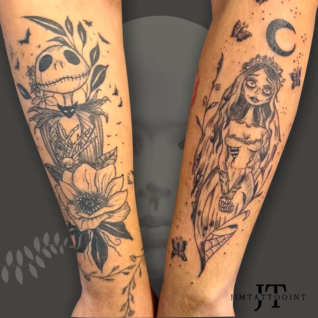 Tatuaje Blackwork Barcelona - blackwork Fineline