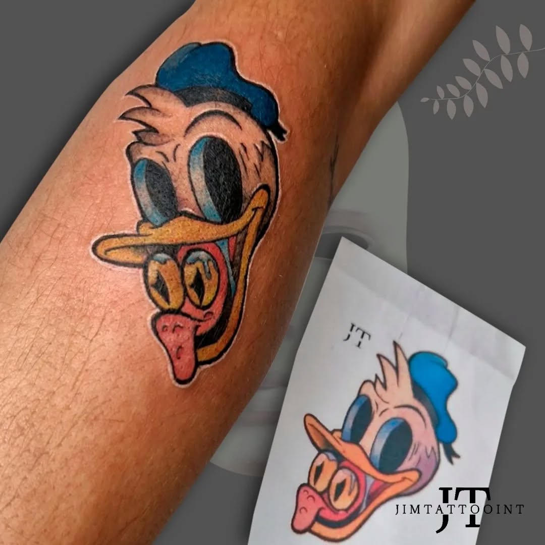 Tatuaje a color Barcelona - New School Neo Tradicional